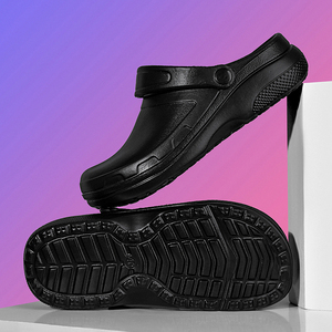 Zapatos <span class=keywords><strong>de</strong></span> Chef Profesionales Antideslizantes <span class=keywords><strong>de</strong></span> EVA, Impermeables y Resistentes al Aceite, Zuecos <span class=keywords><strong>de</strong></span> Trabajo para Enfermeras, Tallas Grandes, Ligeros, Zuecos <span class=keywords><strong>de</strong></span> Cocina - Product Image 1