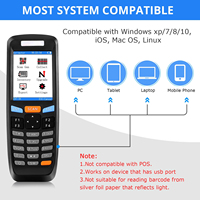 Escáner de código de barras inalámbrico 2D QR Colector DE DATOS PDA de mano para gestión de inventario de almacén 4G Android Wi-Fi Stock