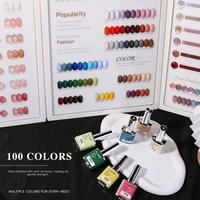 Ensemble de vernis à ongles en gel UV KLANA, 100 couleurs, ensemble de vernis à ongles en gel longue durée, nouveau design de flacon, kit de vernis à ongles en gel avec nuancier pour salon