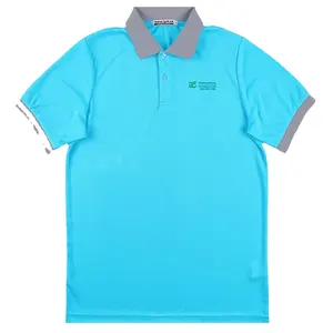 Custom Design High Quality Polyester Cotton Casual Polo Man Shirts Custom Logo Polo Shirt Men Textured