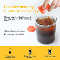 LIFEWORTH OEM ISO HALAL Caféine Tasse à café Capsule Poudre Arabica Café Espresso 3g * 12/boîte