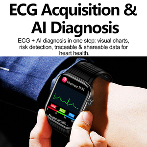 2026 신형 S191 에어 펌프 스마트워치 혈압 ECG 체온 건강 모니터 낙상 감지 피트니스 트래커 스마트워치 - Product Image 5