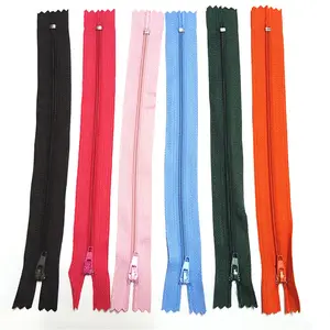 YNS Manufacturers Direct Supply Customized Color #3 #5 Nylon Cosed End Zipper for Bags Shoes