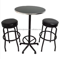 Table de bar en métal multi-applications pour la cuisine extérieure Hôtel Supermarché Entrepôt Salle de sport Entrée Cave à vin Meubles