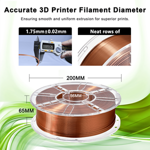 Filamento para Impresora 3D Iboss Silk Copper de Alta Calidad, 1 kg, PLA Plus con Resistencia Mejorada, 1.75 mm - Product Image 2