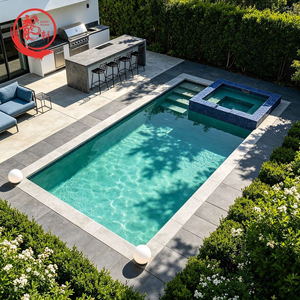 <span class=keywords><strong>Piscine</strong></span> en fibre de verre préfabriquée de luxe China Longxuan, <span class=keywords><strong>coque</strong></span> en PRV/GRP, production américaine, en vente - Product Image 5