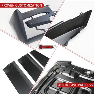 Kit carrosserie PP+fer de 4ème génération de haute qualité (ancien modèle vers nouveau) pour Rolls Royce Ghost : pare-chocs avant et arrière, jupes latérales, pièces de tuyaux d'échappement - Product Image 4