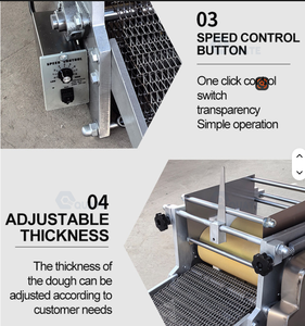 Semi-Automatic Motorized Tortilla <b>Making</b> <b>Machine</b> 220V/110V 400W Industrial Small Tortilla <b>Bread</b> Press - Product Image 6