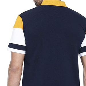 Professionnel de haute qualité hommes pour polo respirant manches courtes avec col rabattu motif solide tricoté à vendre - Product Image 4