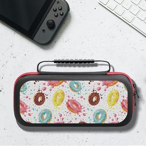 Nueva llegada No.9018 Donut Print Estuche de transporte para Nintendo Switch Lite/OLED Compatible Video Game Player Case - Product Image 1