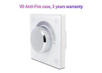 Triac giratorio inalámbrico RF Dimmer AC100V 240V interruptor de pared delgada para bombillas halógenas regulables lámparas de filamento controlador Led