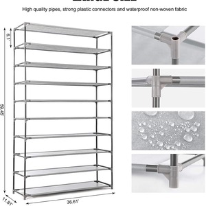 Multi layer storage <b>shoe</b> <b>rack</b> 10 layer simple <b>shoe</b> <b>rack</b> Nordic minimalist floor to ceiling home combination <b>shoe</b> cabinet bedroom - Product Image 2