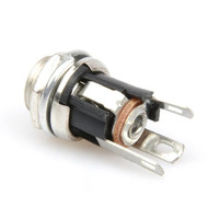 Prise de courant CC DC-025M DC025M, prise femelle pour montage sur panneau, connecteur électrique à 3 broches avec écrou, CC 5,5*2,1 5,5*2,1MM