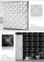 Panneau mural et autocollant 3D en PVC imperméable, écologique, noir mat, en forme de diamant, pour la décoration murale extérieure des salles de bain