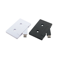 Clé USB en forme de cassette rétro en plastique, personnalisable avec logo, USB 2.0/3.0, cadeau promotionnel, garantie 1 an