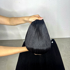 Ksix Hair K26 Nuevo Precio de Fábrica Súper Doble Trama Atada a Máquina Cabello Humano Virgen Vietnamita a Granel Ultrafino Negro - Product Image 1