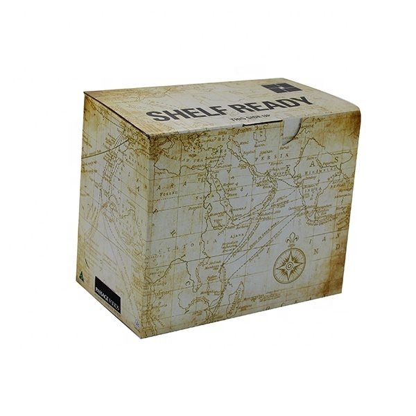 Mystery Custom Folders Box with Matt Lamination & UV Coating for Photo Frame and World Map Design Recyclable