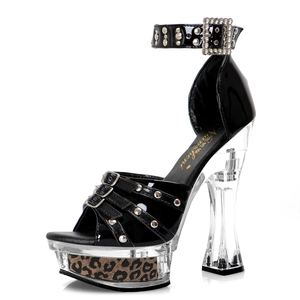 Sandales à talons Devil Hottie de 14 cm, <span class=keywords><strong>chaussures</strong></span> de pole dance sexy, style <span class=keywords><strong>rock</strong></span> exotique, style de podium de bar, modè<span class=keywords><strong>le</strong></span> chaud, style de défilé automobile - Product Image 4