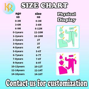 Детские пижамы Kerui для младенцев и малышей, одежда для детей с индивидуальным принтом, комбинезоны-слипы из бамбука и спандекса, пижамы для сна - Product Image 3