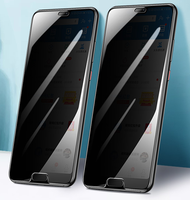 Ponsel Screen Protector Tempered Glass Anti Spy untuk Huawei P20 P30 Nova3 Nova4 Nova5 Nova6