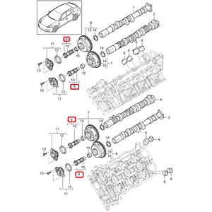 Bullone Regolatore Albero a Camme per <span class=keywords><strong>Porsche</strong></span> Panamera 911 <span class=keywords><strong>Spyder</strong></span> (918) 94610505475 94610505476 94610515675 94610505477 94610515676 - Product Image 2