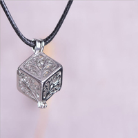 Pierre de lave aromathérapie Rhodium diffuseur de lueur éléphant fraise plaqué or bijoux pendentif en acier inoxydable pour yoga