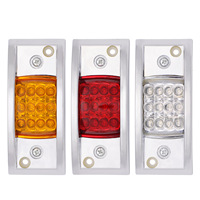 Nouveau ambre LED 12V 24V feu de gabarit latéral rouge blanc feux latéraux pour camions et remorques accessoires de lumière de voiture
