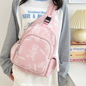 Crossbody Bag With Bear Print Lightweight Chest Bag For Women Everyday Use Spring 2024 - Product Image 5