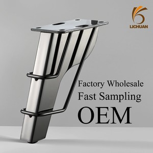 Pieds de meubles <span class=keywords><strong>en</strong></span> métal robuste OEM ODM <span class=keywords><strong>en</strong></span> acier inoxydable antidérapants pour canapé, armoire, table, chaise pour salon, <span class=keywords><strong>chambre</strong></span>, hôtel, bureau - Product Image 1