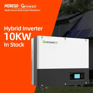 Growatt-inversor solar híbrido, 5KW, 6KW, 10KW, de onda sinusoidal pura, híbrido