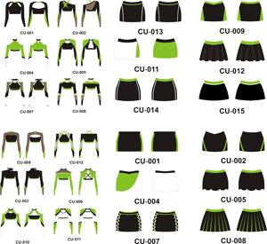 2024 Новое поступление, Быстросохнущий укороченный топ с плиссированной юбкой, одежда для девочек для танцев - Product Image 6