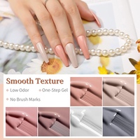 IMTITI Semi-permanent 7ml 24 couleurs Gel en une étape Fabriqué en usine Non toxique Longue durée 3 en 1 Gel en une étape Vernis à ongles