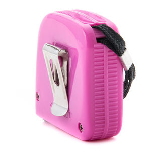 Boîtier en ABS rose facile à lire, lame rétractable des deux côtés et bouton de verrouillage, mesure du ruban à mesurer - Product Image 2