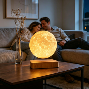 Lampe lunaire anti-gravité HCNT à brancher, lumière chaude, lampe lunaire flottante pour la décoration de la maison, du salon et de la chambre. - Product Image 3