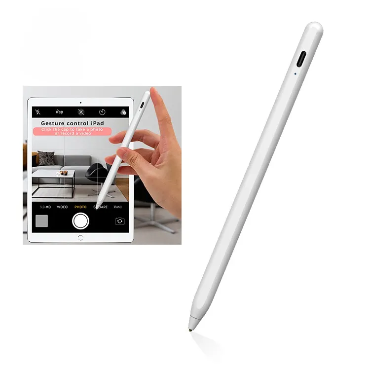 Lápiz Universal Oem Odm P1 2 en 1, Lápiz Stylus de punta fina, pantalla táctil, teléfonos y tabletas, logotipo personalizado, lápiz Stylus activo