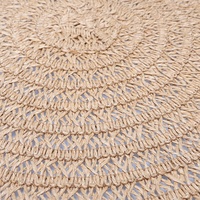 Décoration de maison moderne, set de table réutilisable en polyester 100% naturel, motif géométrique tissé, pour mariage, banquet, personnalisable
