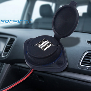 12V 24V Dual USB 5V 3.1A Panel Mount Bus Seat RV Boat Marine USB Charger <b>Socket</b> - Product Image 3