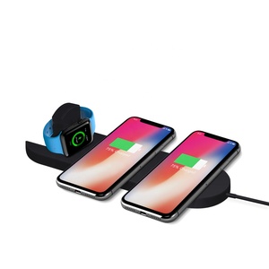 Cargador universal QI <span class=keywords><strong>para</strong></span> teléfono móvil, cargador inalámbrico rápido 4 en 1 de 10W, <span class=keywords><strong>base</strong></span> de carga estándar - Product Image 2