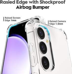 <span class=keywords><strong>Coque</strong></span> <span class=keywords><strong>de</strong></span> téléphone <span class=keywords><strong>de</strong></span> <span class=keywords><strong>protection</strong></span> en TPU souple pour Samsung <span class=keywords><strong>Galaxy</strong></span> S24 FE 5G Absorption flexible des chocs <span class=keywords><strong>Coque</strong></span> <span class=keywords><strong>de</strong></span> téléphone antichoc - Product Image 3