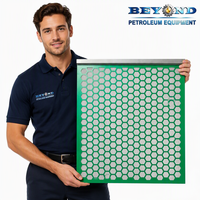 Écran vibrant de remplacement pour secoueur de shales à mouvement linéaire haute vitesse DFE SCR-HG, panneau de tamis vibrant API RP 13C 2,6 m²