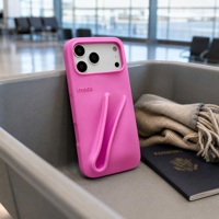 Étui de téléphone portable en silicone antichoc imitation cuir avec support pour 15 Pro Max, design tendance style Ins