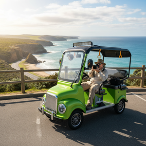 Bicicletta Elettrica a 4 Ruote Holladay 800W, 60V, 30km/h, Golf Cart per Escursioni all'Aperto, Autonomia 40km, Carico 800kg, 3-4 Posti - Product Image 3