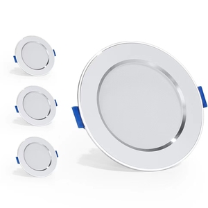 Panel LED Redondo Empotrable de 7W, Ultra Delgado, de Aluminio, de 4 Pulgadas, para Sala de Estar, Dormitorio, Oficina, Cocina, Venta al Por Mayor - Product Image 1