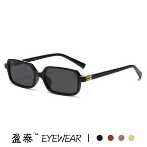 Eyewear <b>Square</b> <b>Sunglasses</b> UV400 PC Frame Women Fashionable Street Style - Product Image 1