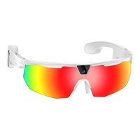 Lunettes de soleil de cyclisme d'extérieur coupe-vent de haute qualité, lunettes intelligentes à écran OLED 3.0-3.9 pouces, caméra 3-7MP, prise de vue vidéo et musique