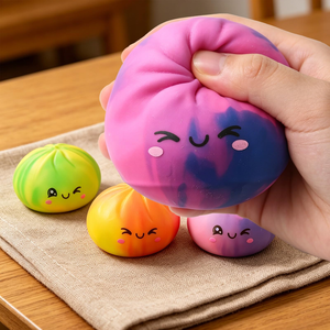 Kawaii Cartoon Bao Bun Squishy Soft Sensory Dumpling Toy Stress Relief Unisex Gift for Age 5 to 7 Years - Product Image 6