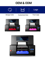Refinecolor Multifunktions-Flachbettdruckmaschine A3 UV DTF Aufkleber-Drucker für iPad-Hüllen Handyhüllen Glasflaschen Golfbälle