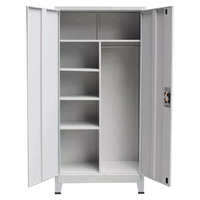 Armoire en fer moderne pour appartement, placard pour vêtements, armoire à dossiers verrouillable