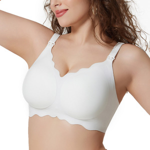 Soutiens-gorge d'<span class=keywords><strong>allaitement</strong></span> de haute qualité en gros, sans armatures, bralette sans couture, soutien-gorge d'<span class=keywords><strong>allaitement</strong></span> à bonnets couvrants, maintien élevé, push-up - Product Image 5