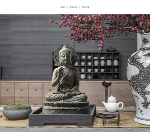 Bán Sỉ Tượng Phật <span class=keywords><strong>Rulai</strong></span> Tùy Chỉnh Tượng Phật Đồ Thủ Công Bằng Nhựa Bán Thủ Công Tượng Phật - Product Image 2